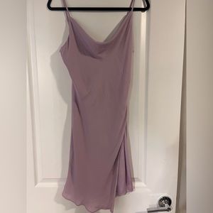 Naked Zebra lilac mini dress